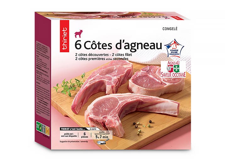 6 Côtes d’agneau