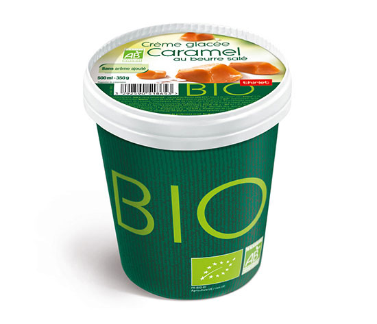 Pot Crème glacée Caramel beurre salé biologique