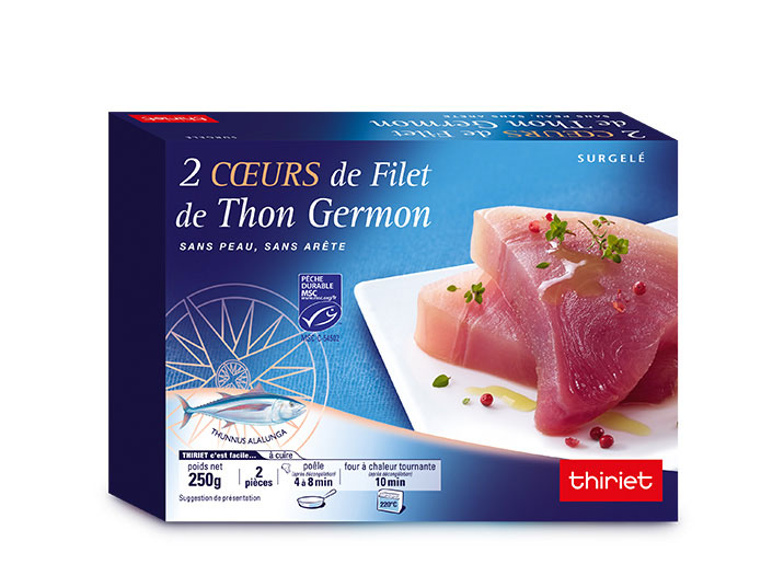 2 Cœurs de filet de thon Germon