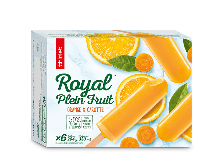 6 Royal™ Plein Fruit orange/carotte