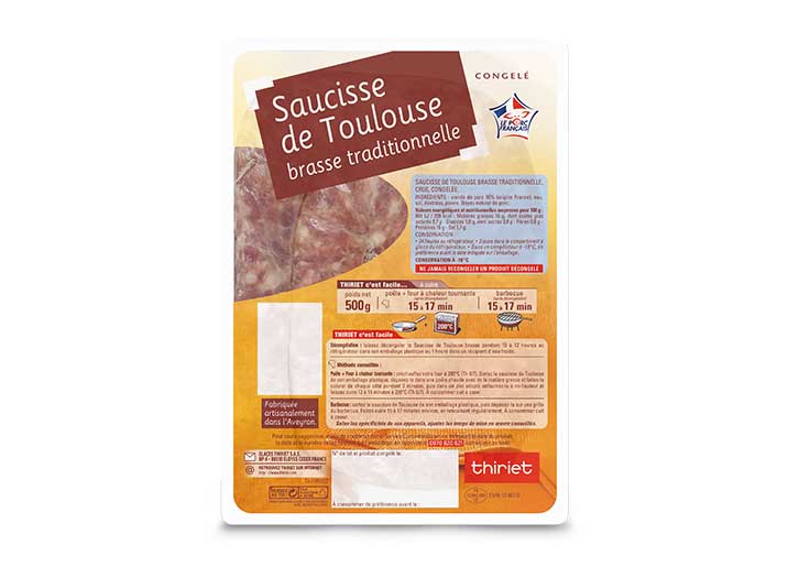 Saucisse de Toulouse brasse traditionnelle
