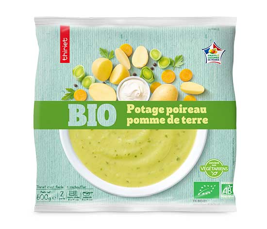 Potage poireau/pomme de terre biologique