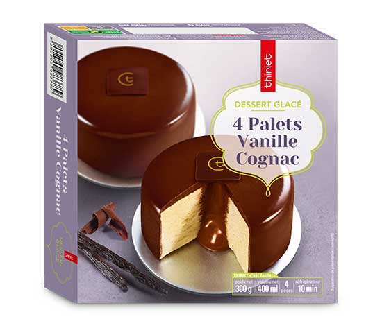 4 Palets vanille/Cognac