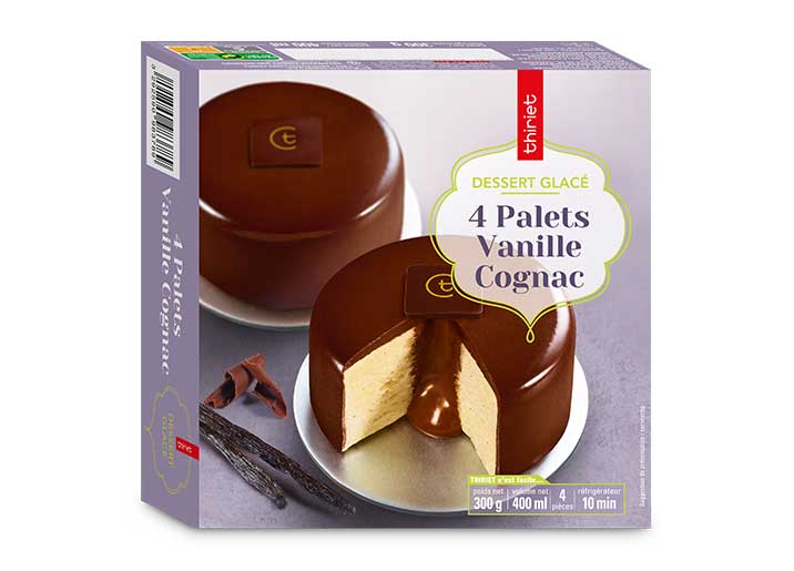 4 Palets vanille/Cognac