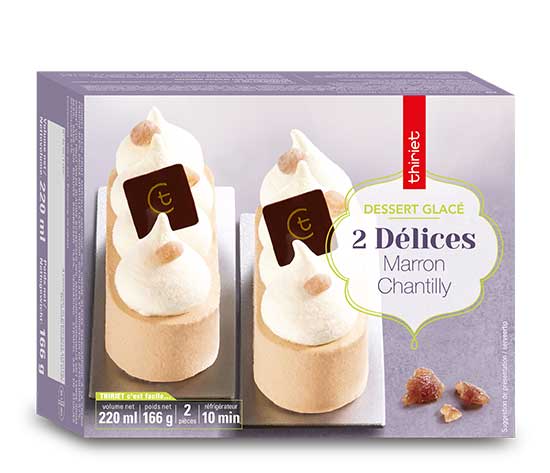 2 Délices marron chantilly