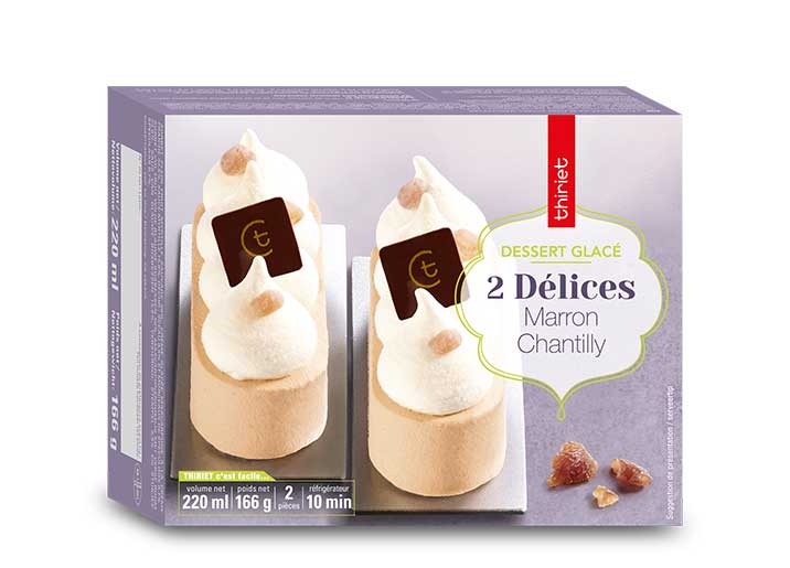 2 Délices marron chantilly