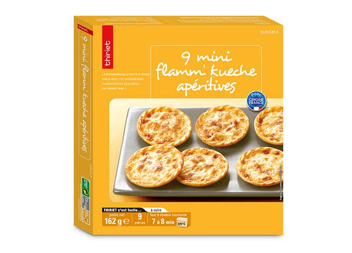 9 Mini flamm'kueche apéritives