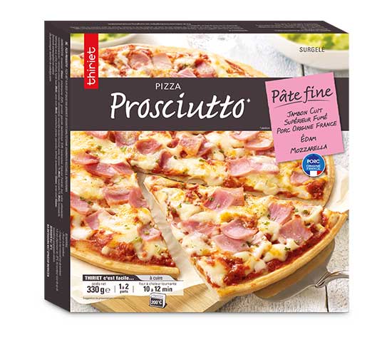 Pizza pâte fine Prosciutto