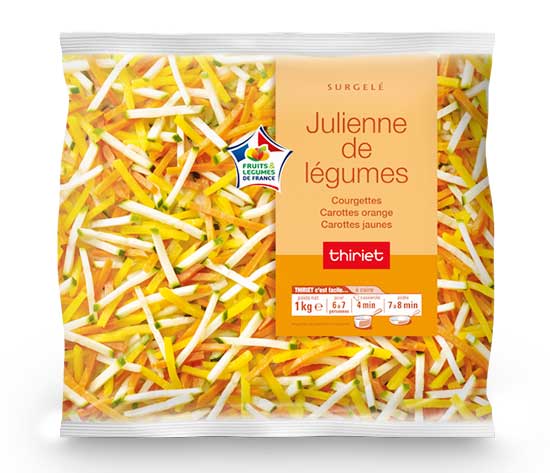 2 Juliennes de légumes 