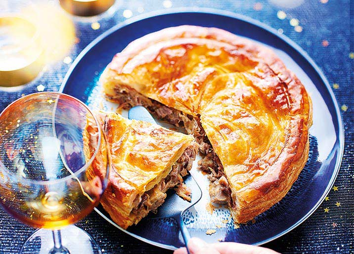 Tourte Effiloche De Canard Et Cepes Surgele Gamme Entrees