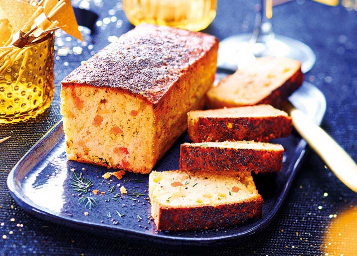 Cake apéritif au saumon fumé