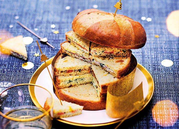 Panettone surprise - 32 sandwichs