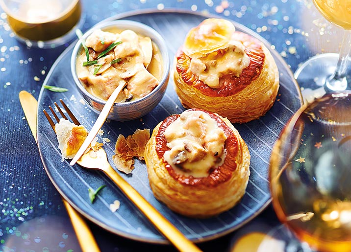 4 Croûtes à bouchées à cuire