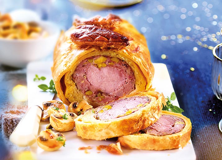 Filet mignon de porc en croûte