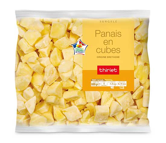 Panais en cubes
