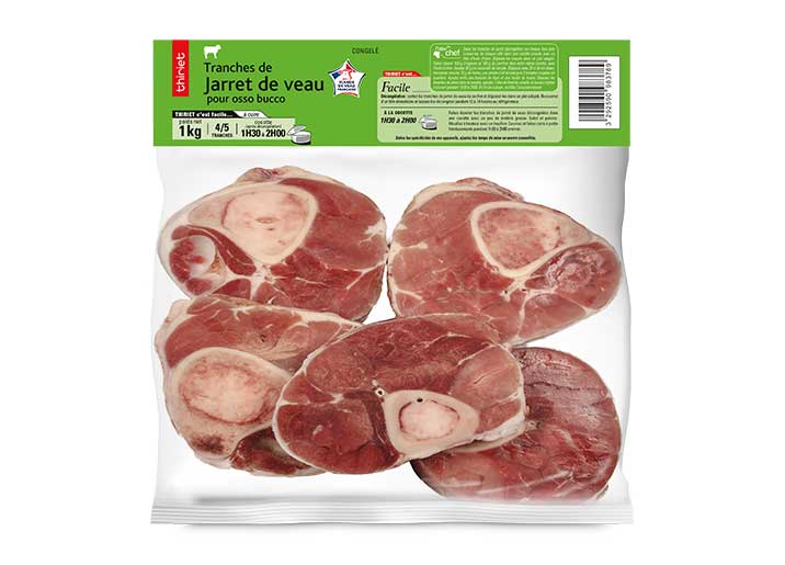 Tranches de jarret de veau pour osso bucco