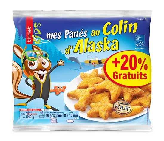 Mes panés au colin d'Alaska + 20% offert