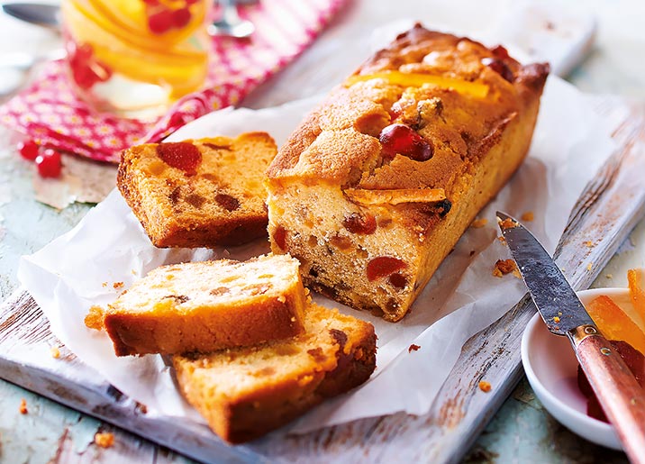 Cake aux fruits confits
