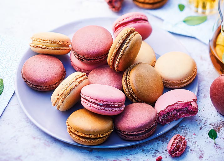 6 Macarons au café