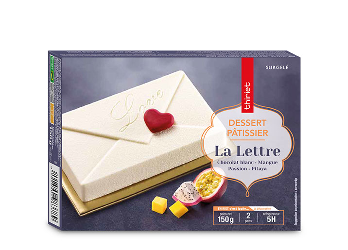 La lettre chocolat blanc/mangue passion pitaya