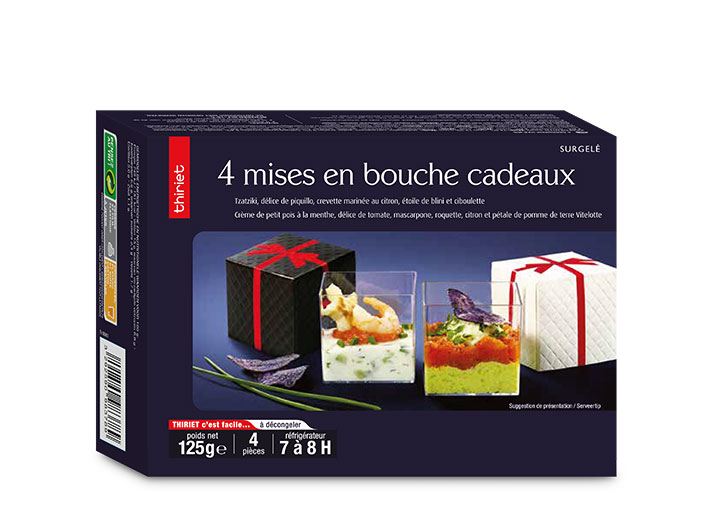 4 Mises en bouche cadeaux