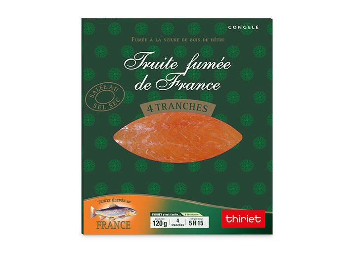 Truite fumée de France