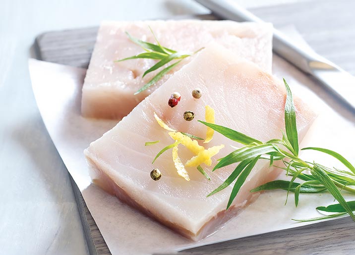 4 Portions de filets de colin (lieu)
