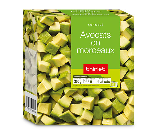 Avocats en morceaux