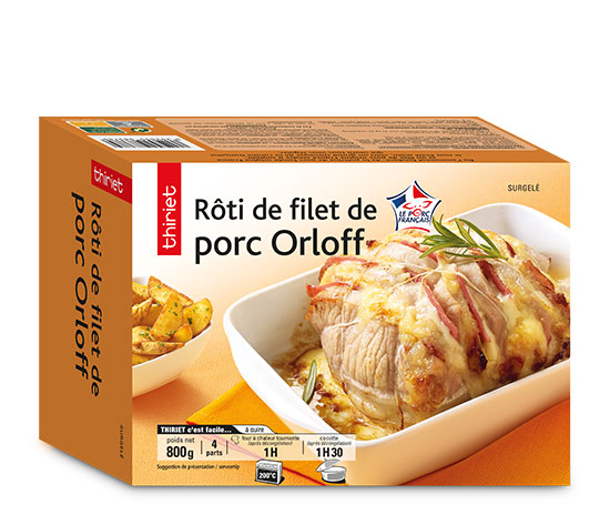 Rôti de filet de porc Orloff