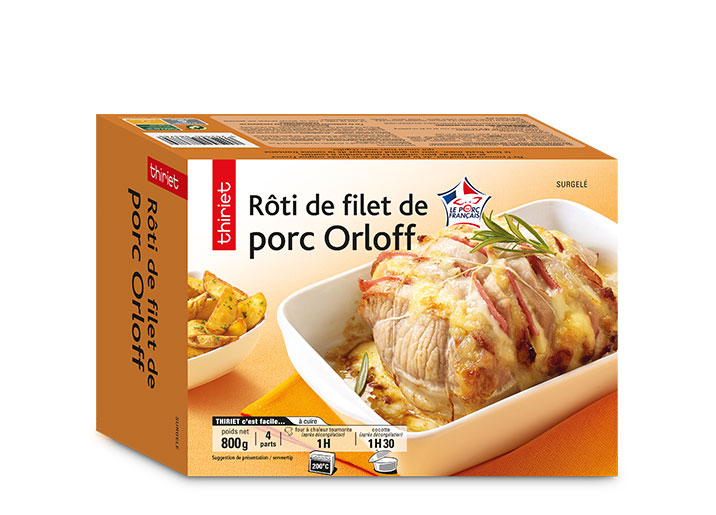 Rôti de filet de porc Orloff