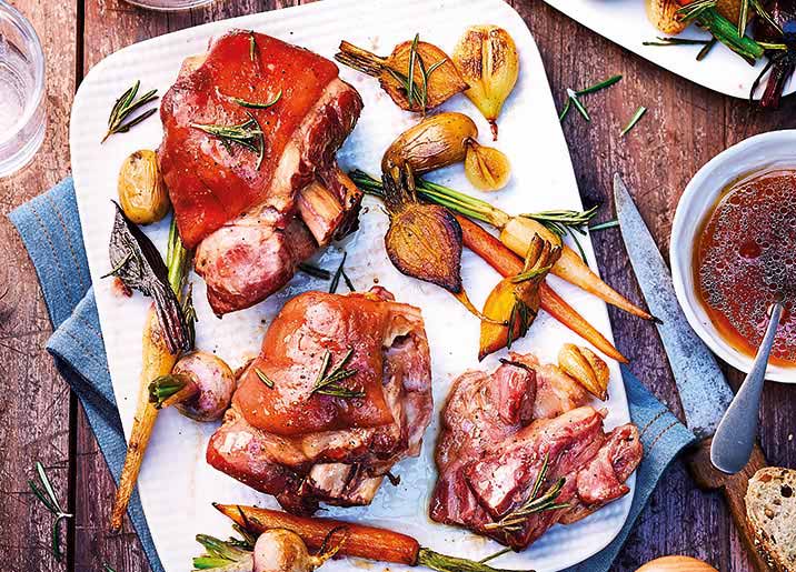2 Jambonneaux porc supérieurs