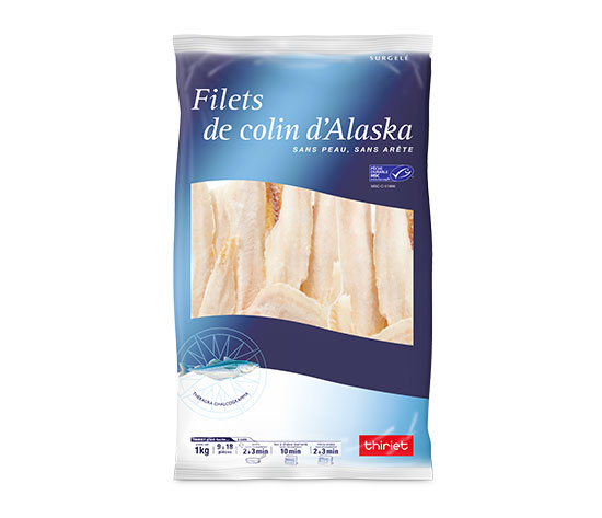 Filets de colin d'Alaska : les 2 sachets 