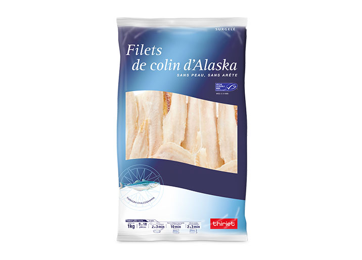Filets de colin d'Alaska