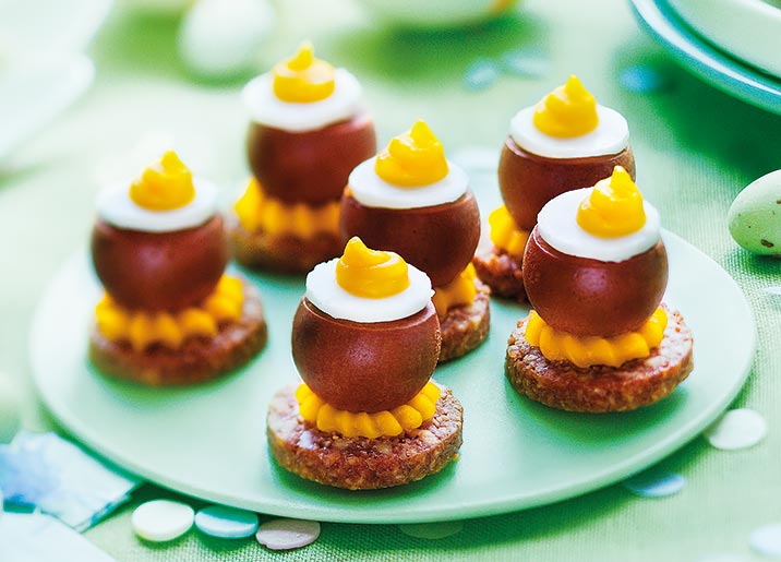 6 Oeufs coque choco mangue passion coco