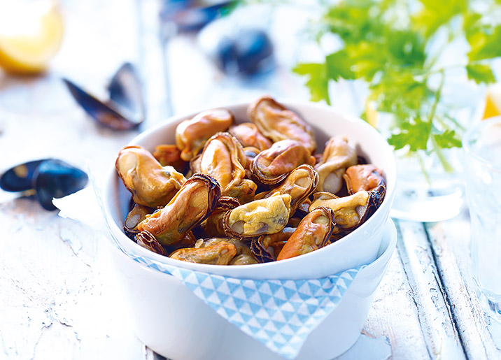 Moules cuites décoquillées