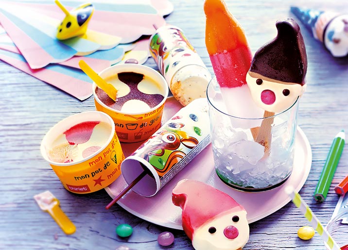12 Pots Vanille/chocolat 'spécial enfants'