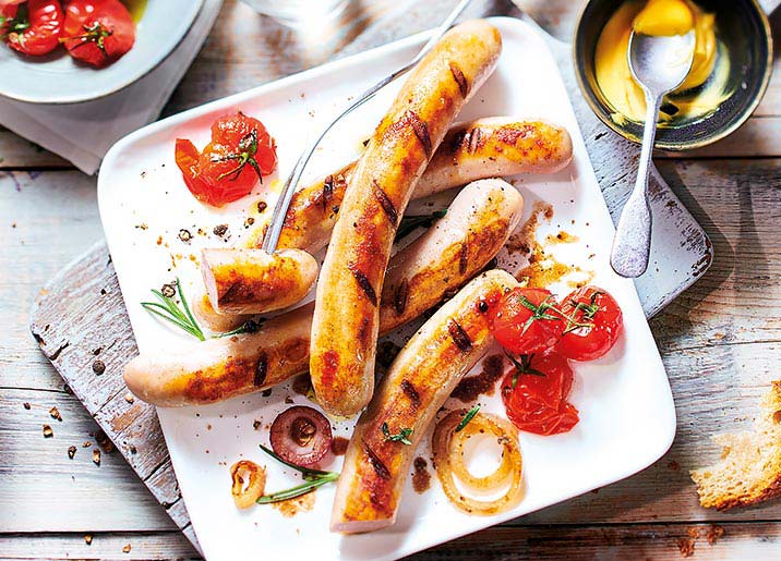 5 Saucisses blanches supérieures à l'emmental