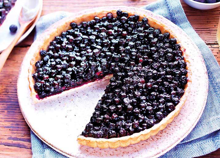 Tarte aux myrtilles