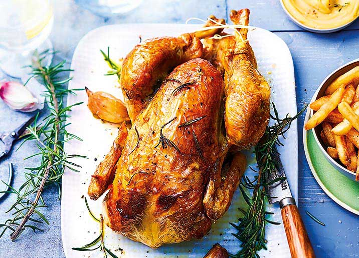 Poulet jaune fermier des Landes