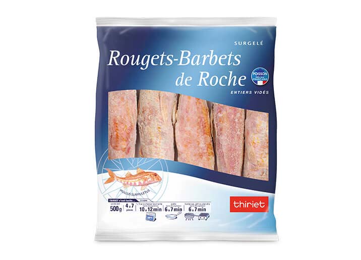 Rougets-barbets de Roche entiers vidés
