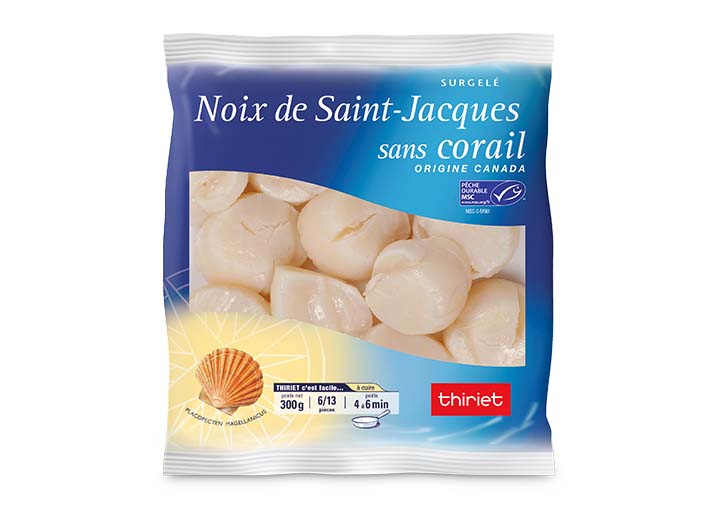 Noix de St-Jacques sans corail