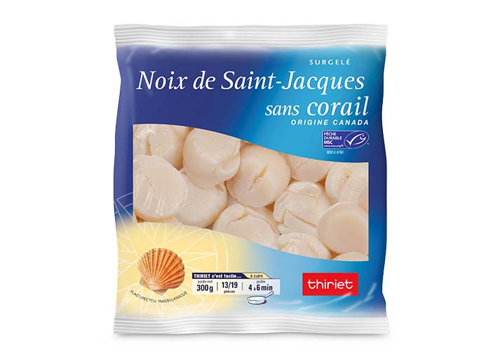 Noix de St-Jacques sans corail