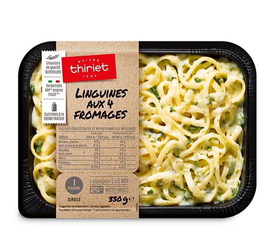 Linguines aux 4 fromages