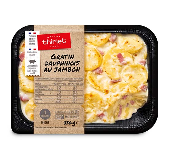 Gratin dauphinois au jambon