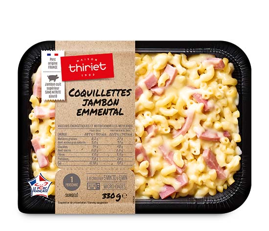 Coquillettes jambon emmental