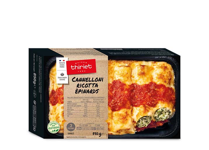 Cannelloni ricotta épinards