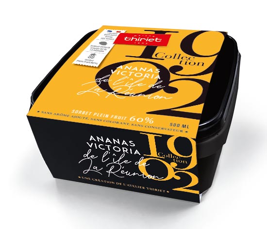 Sorbet Ananas Victoria de l'Ile de la Réunion
