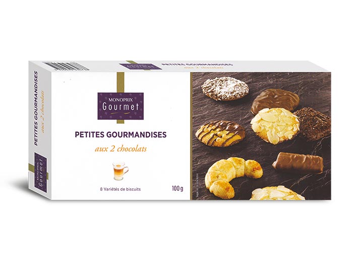 Petites gourmandises aux 2 chocolats