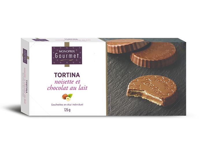 Tortina noisette et chocolat au lait