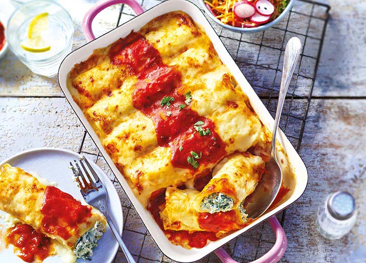 Cannelloni ricotta épinards